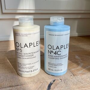 Olaplex N 4C Clarifying Shampoo and N5 Bond Maintenance Conditioner